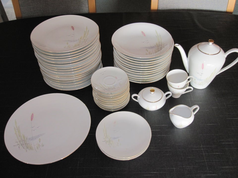 Porcelæn, kaffestel og spisestel