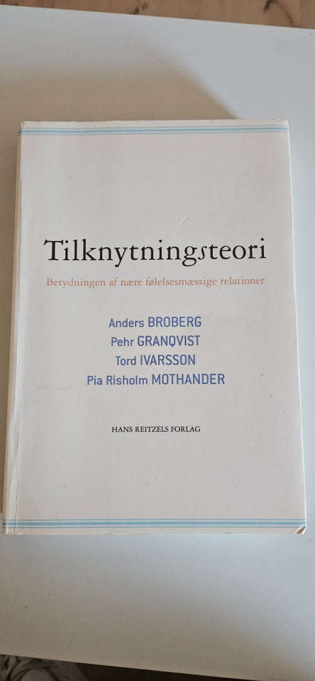 Tilknytningsteori, Anders