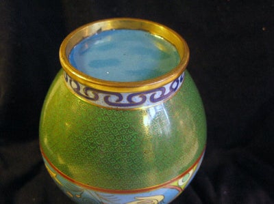 Emalje Chinese Cloisonne Vase