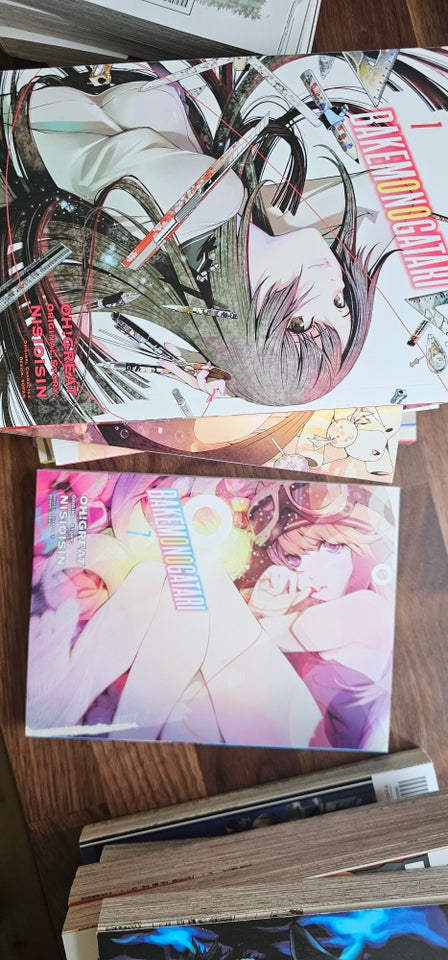 Bakemonogatari manga 1-7,