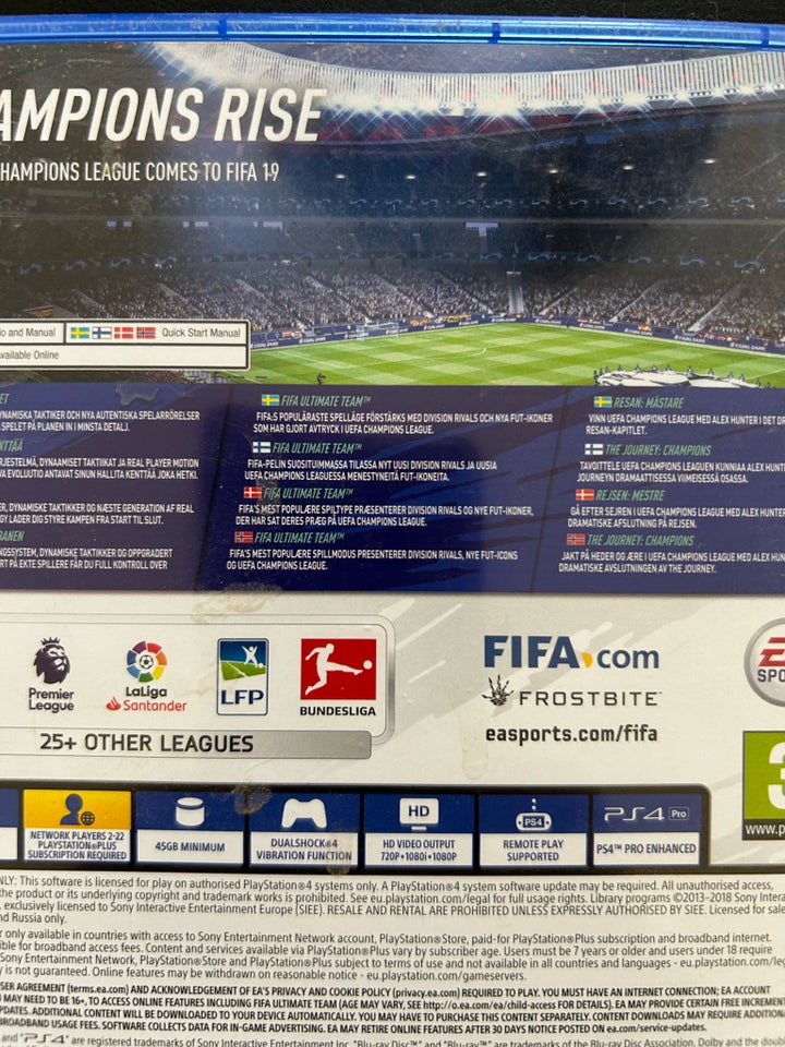 FIFA19 PS4 sport