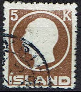 Island, stemplet, postfrimærke