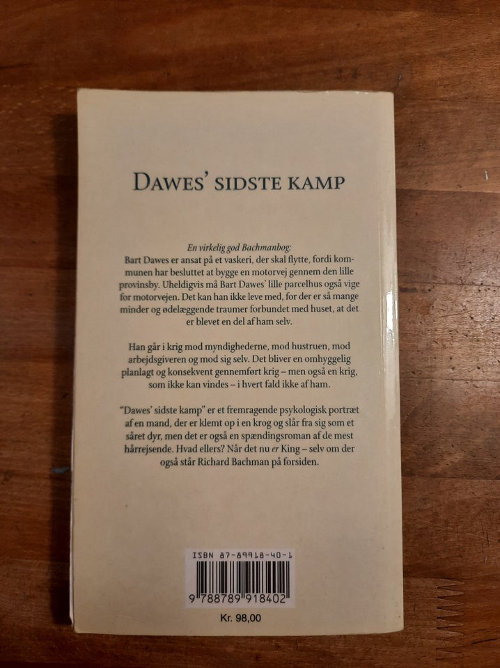 Dawe's sidste kamp (1. oplag,