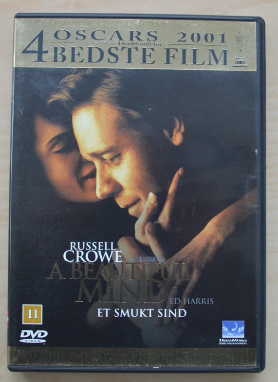 A Beautiful Mind DVD thriller