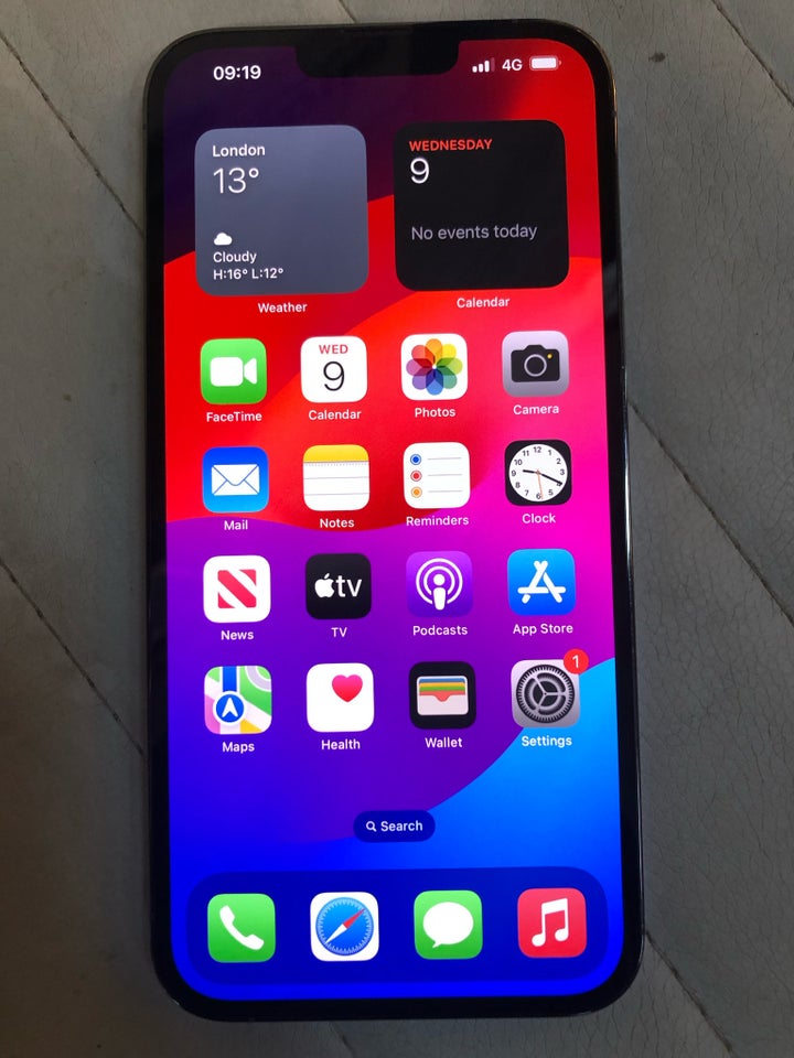 iPhone 13 Pro Max, 256 GB, grå