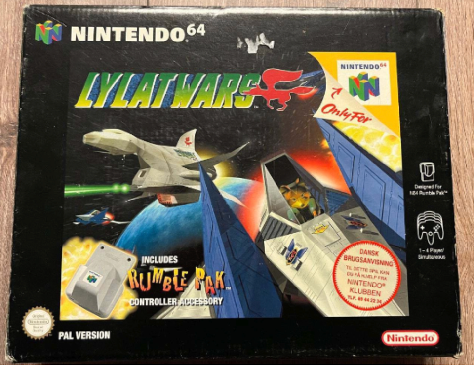 Lylat wars big pack, N64