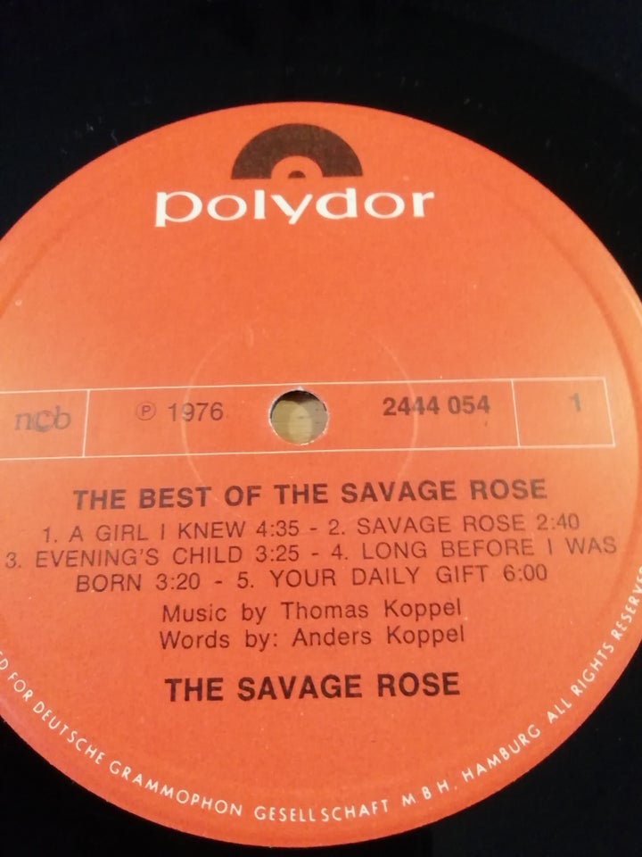 LP, SAVAGE ROSE, The Best Of Savage