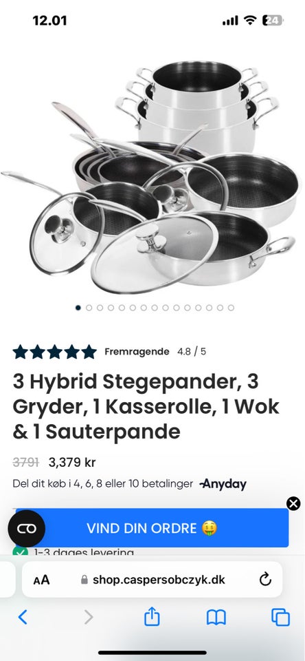 Gryde og pandesæt, Casper sobczyk