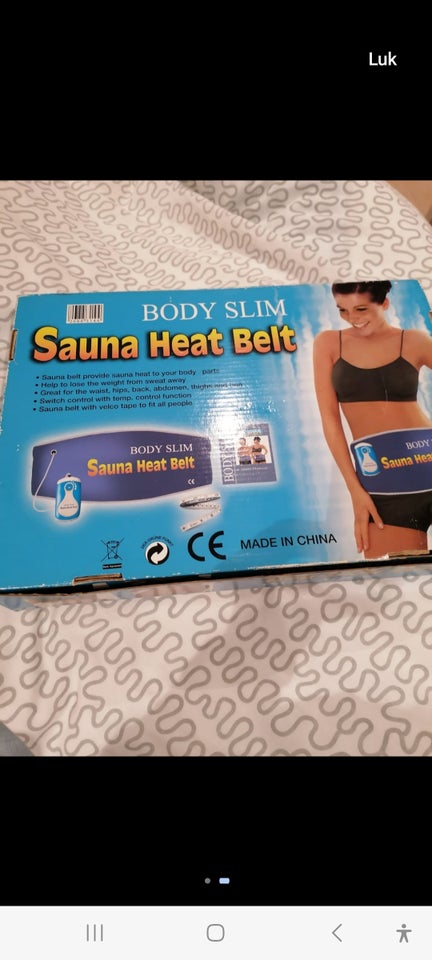 Sauna heat belt