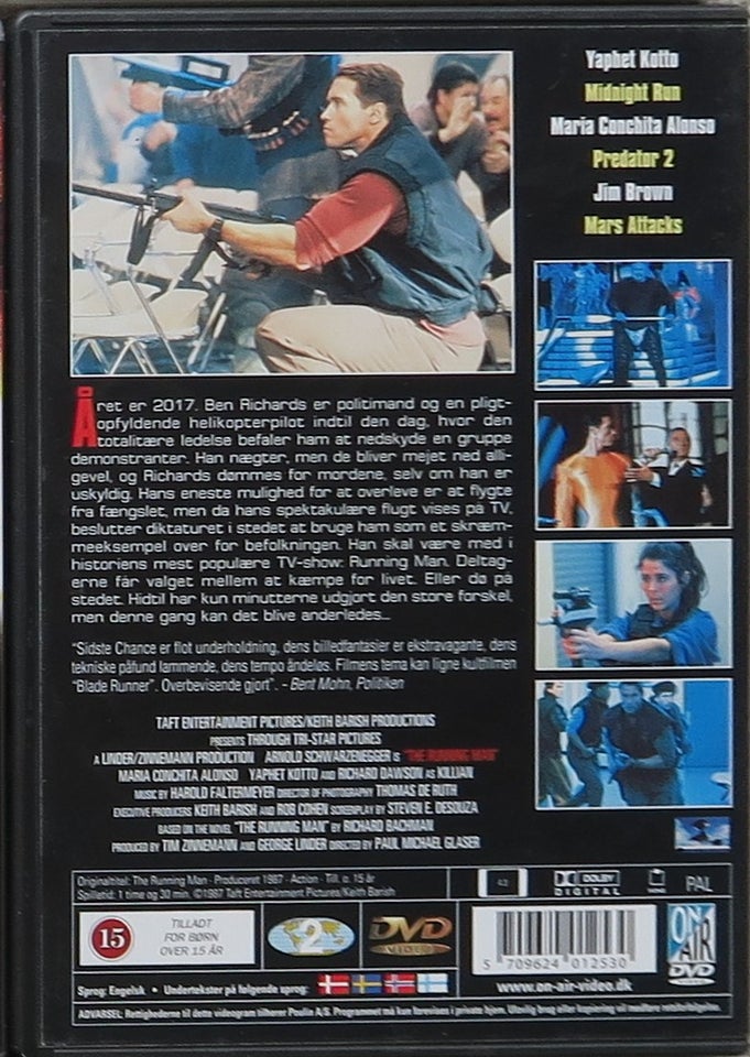 Sidste chance, DVD, action