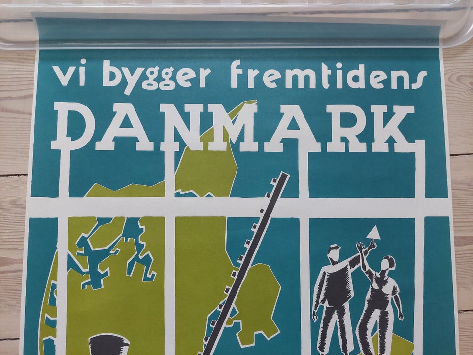 Plakat, motiv: Vi bygger