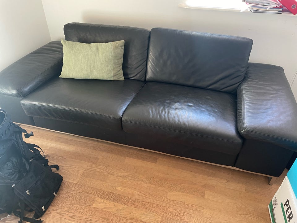 Sofa, læder, 2 pers.