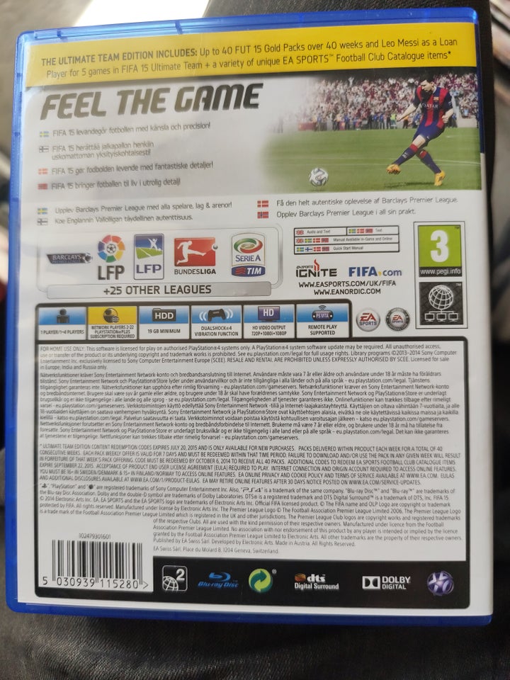 Fifa 15 PS4 sport