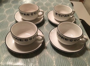 Porcelæn Espressokopper Ukendt