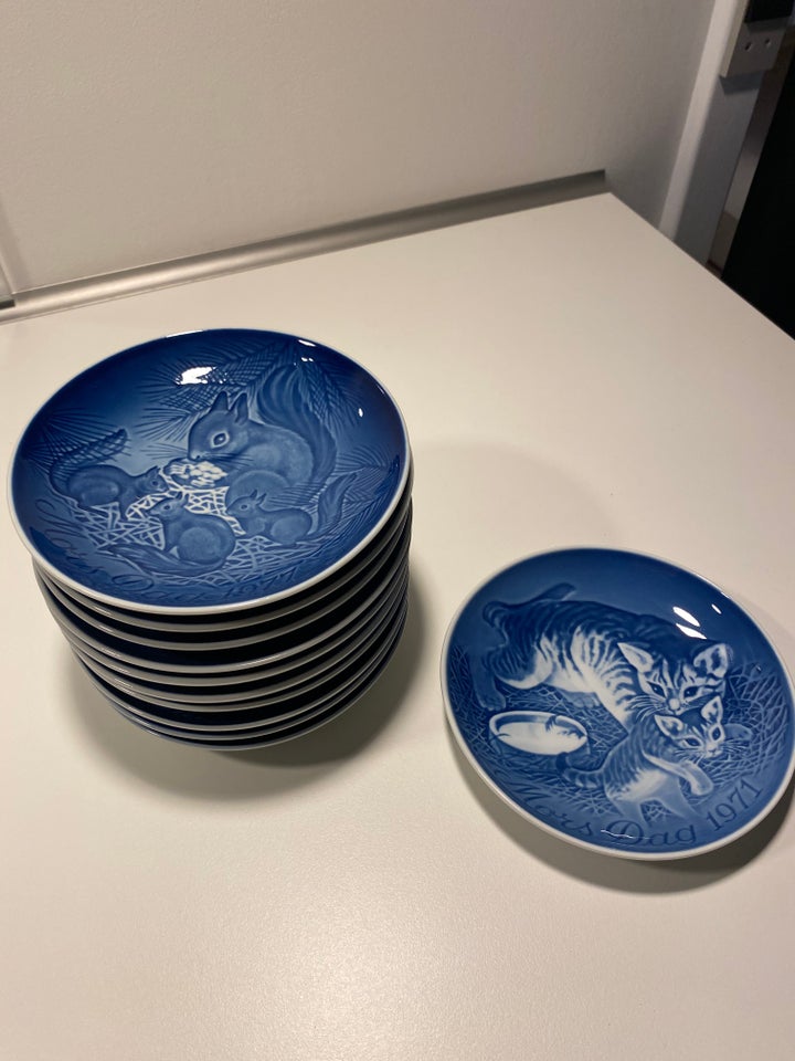 Porcelæn, Platter/tallerkner,