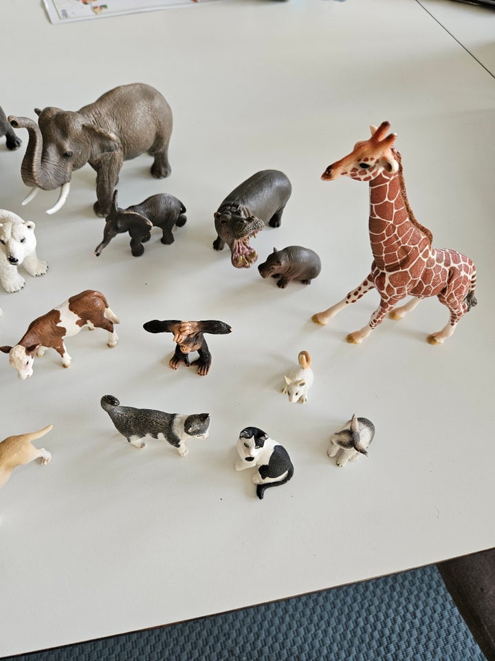 Dyr, 24 bl schleich dyr, Schleich