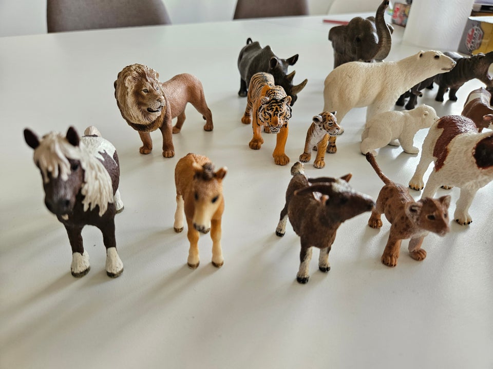 Dyr, 24 bl schleich dyr, Schleich