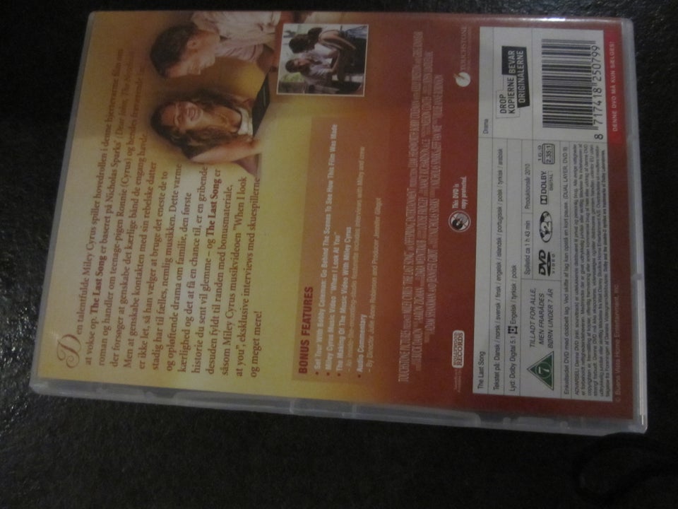 The last song, DVD, drama