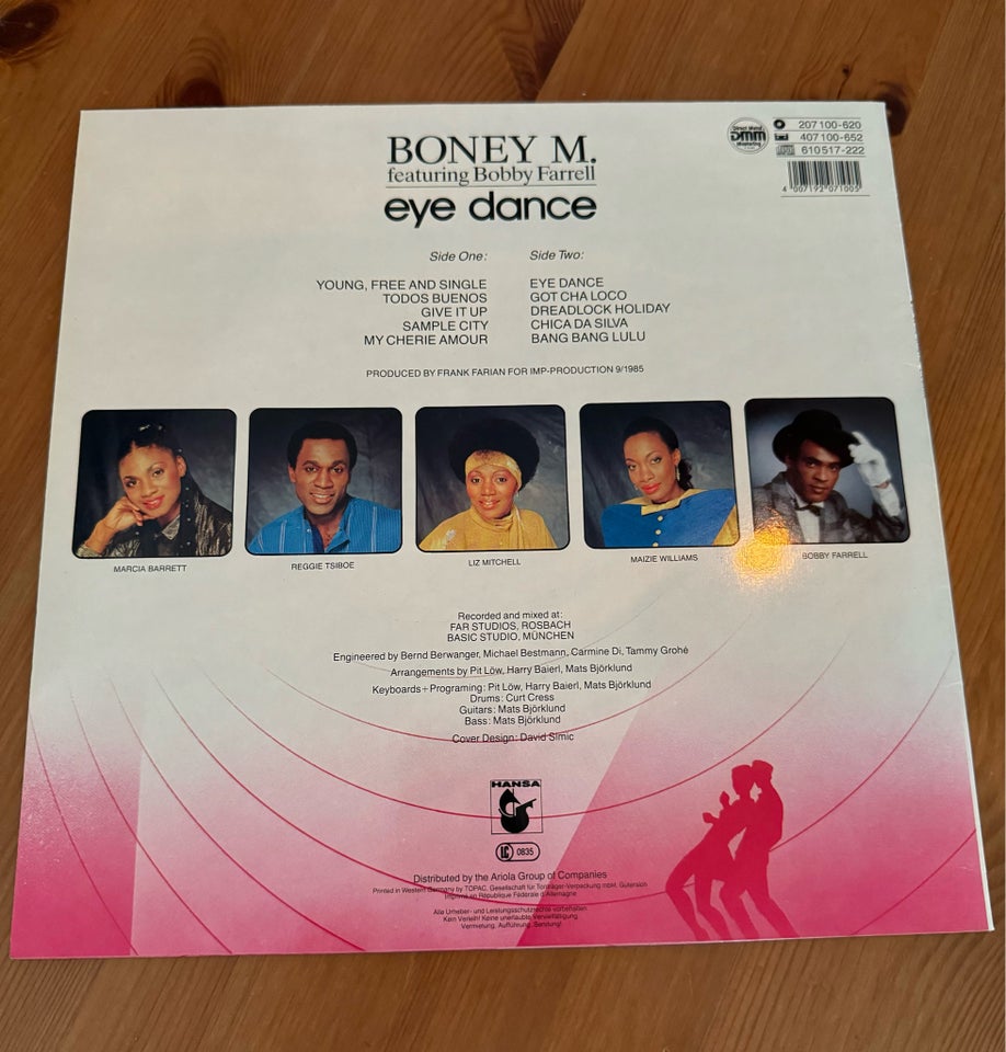 LP, Boney M, Eye Dance