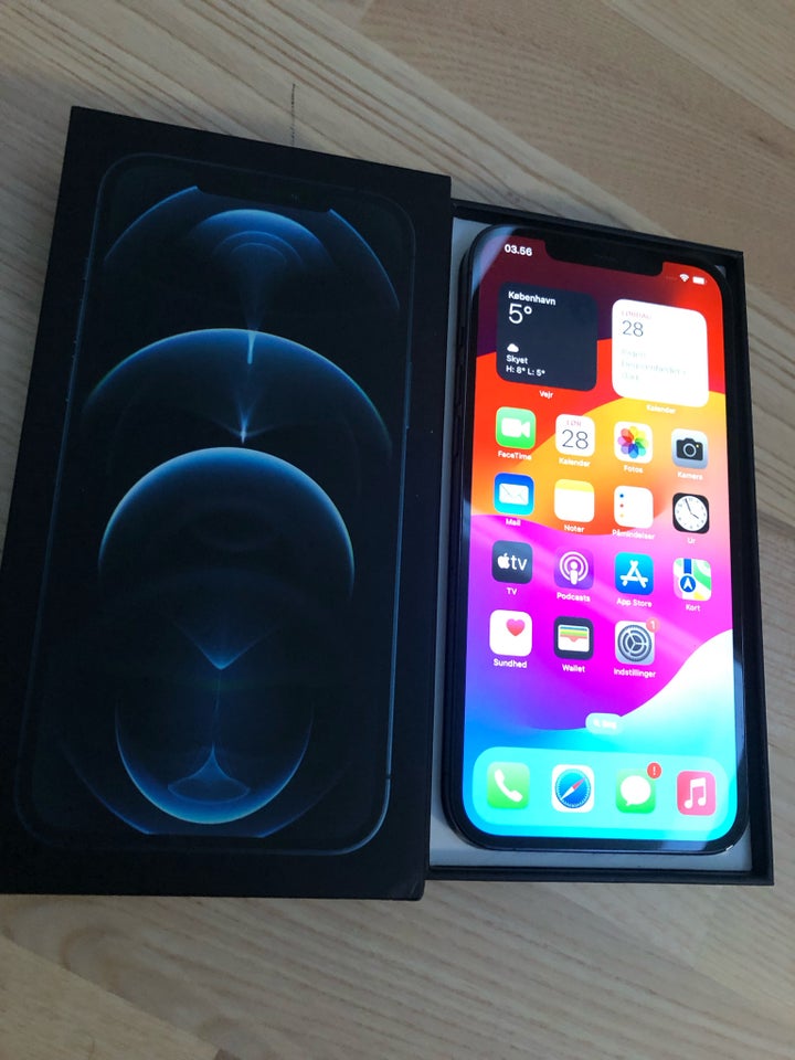 iPhone 12 Pro Max, 128 GB, sort