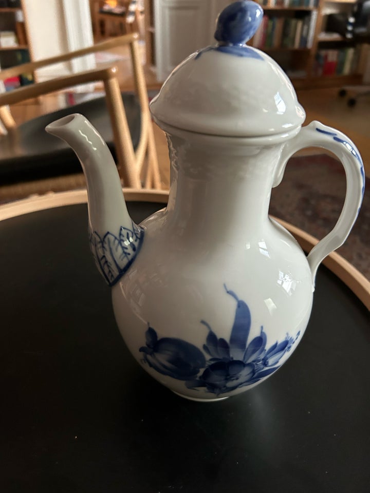 Porcelæn, kaffekande, Blå Blomst