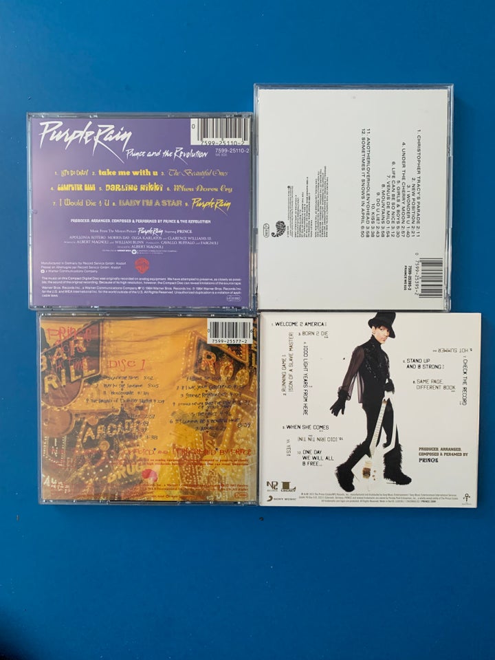 PRINCE: 4 CD ALBUMS, RB