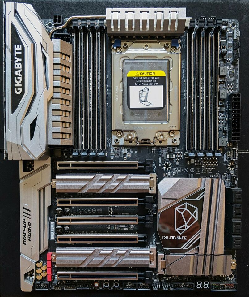 bundkort, Gigabyte X399, Perfekt