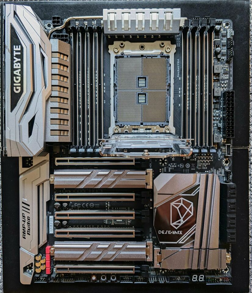 bundkort, Gigabyte X399, Perfekt