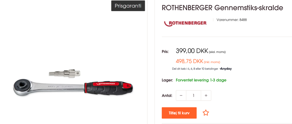 Topnøglesæt, Rothenberger