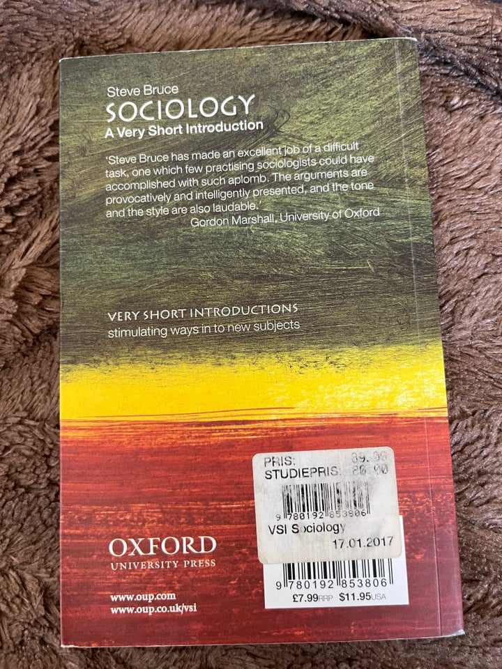 Sociology - A very short