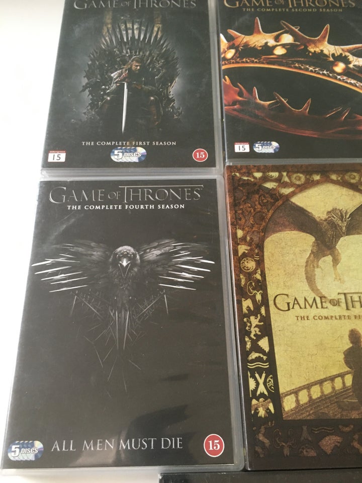 Gme of thrones, DVD, eventyr