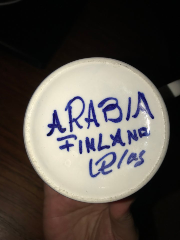 Porcelæn, Kop og underkop, Arabica