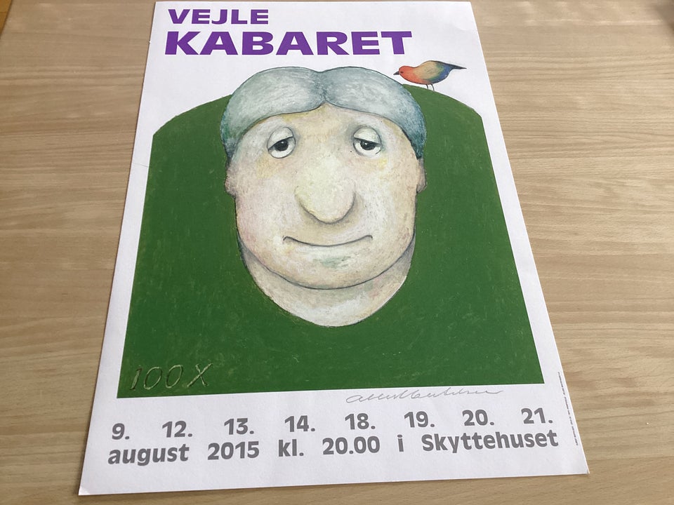 Plakat Albert Bertelsen b: 43 cm