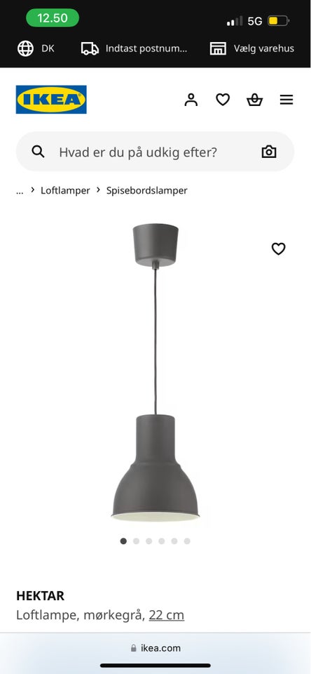 Anden loftslampe