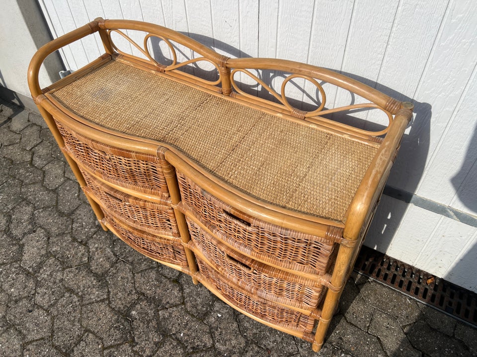 Bambus kommode , Rattan kurveflet