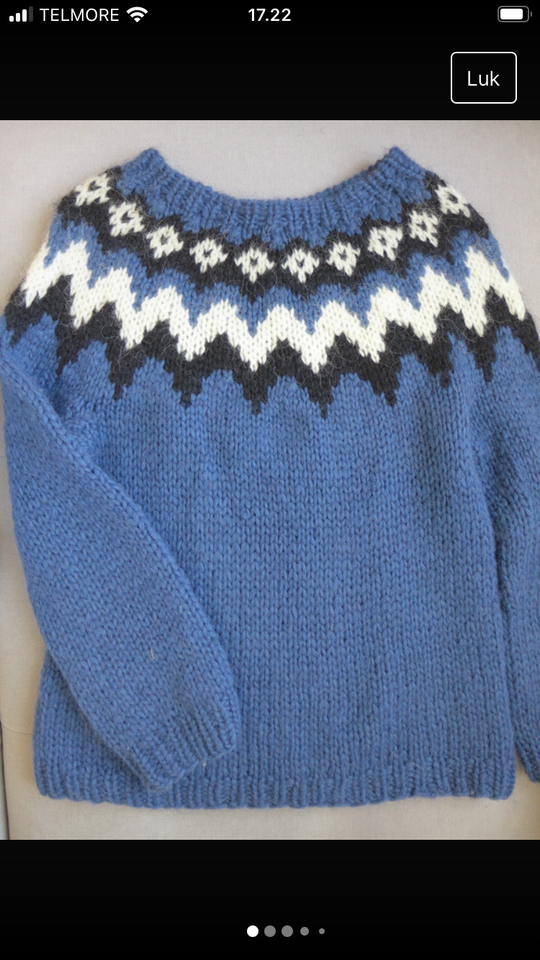 Sweater, Islandsk strik, str. 38