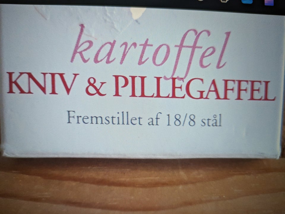 Rustfrit stål Sæt til kartofler