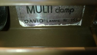 Væglampe Davids lampe nr 165