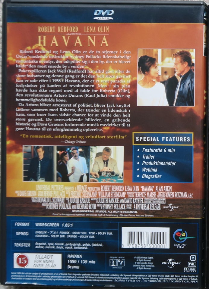 Havana, DVD, drama