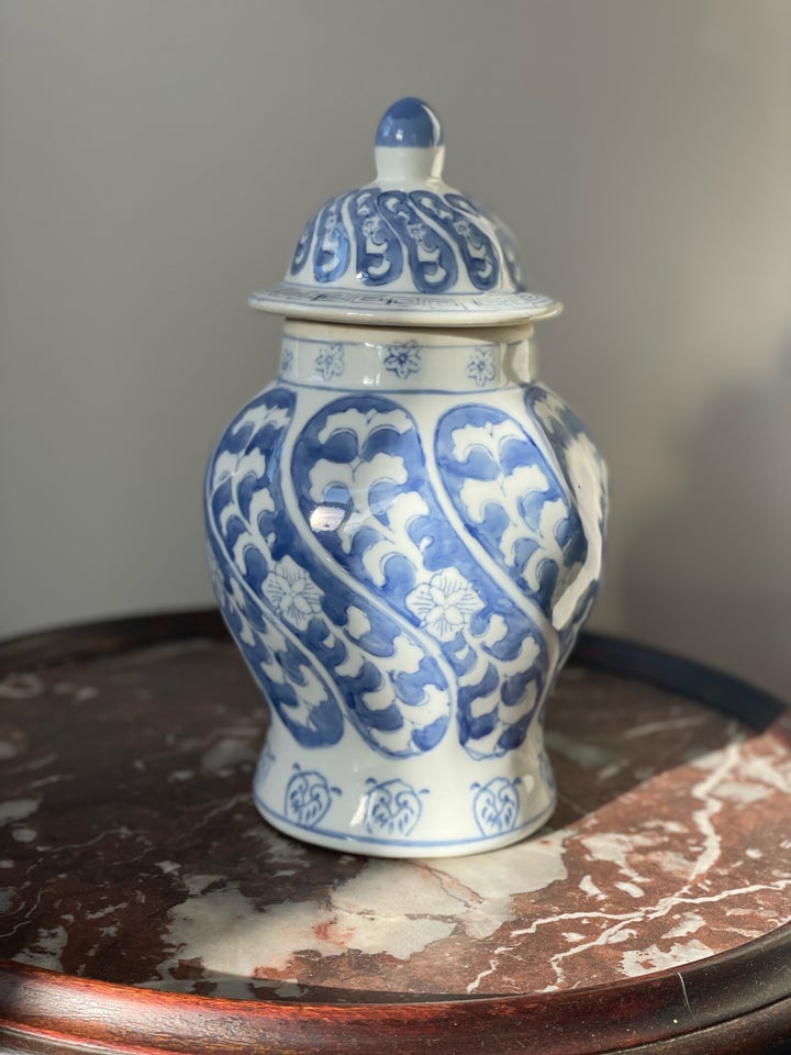 Porcelæn Asiatisk urne Vintage