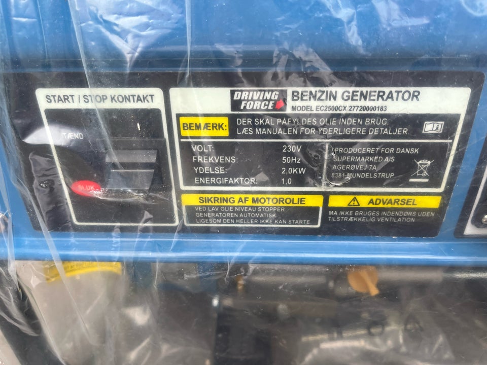 Generator benzin Driving Force