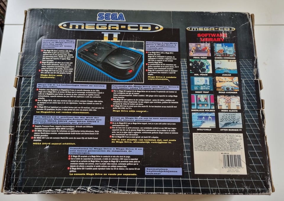 Sega mega cd 2 spillekonsol God