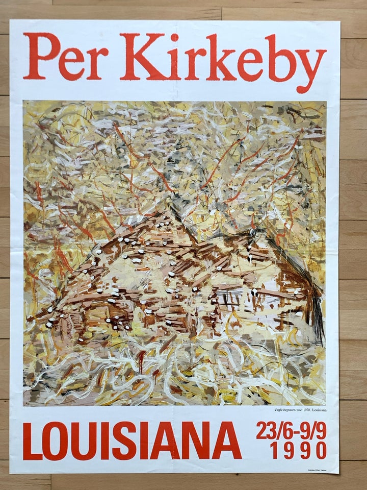 Original plakat, Per Kirkeby, b: 61