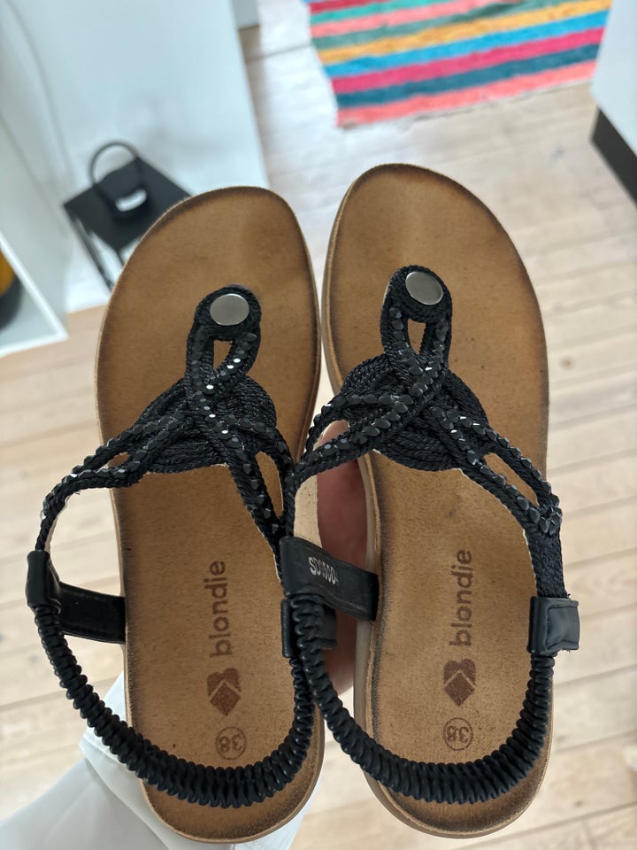 Sandaler, str. 38, Blondine