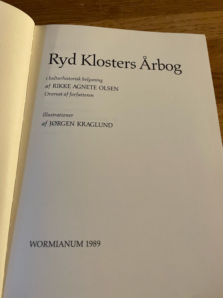 Ryd Klosters årbog, Rikke Agnete