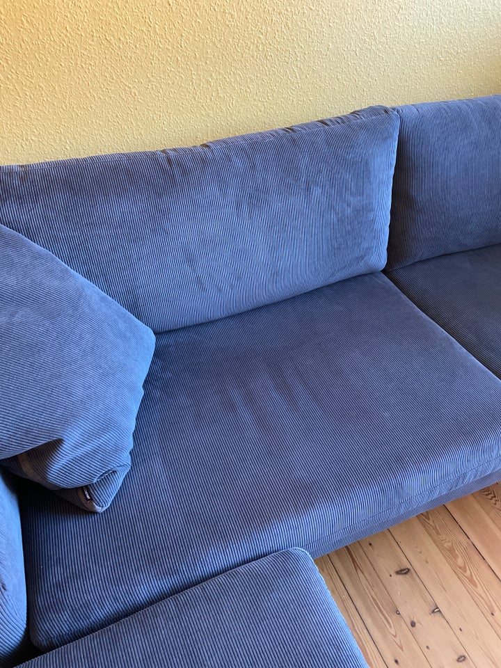 Sofa fløjl 3 pers