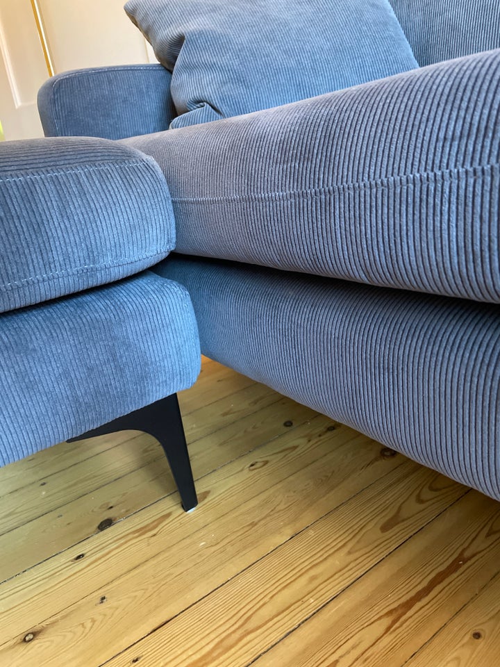 Sofa fløjl 3 pers