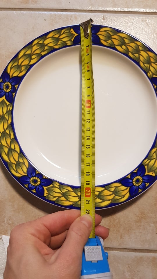 Porcelæn Frokost tallerken 22cm