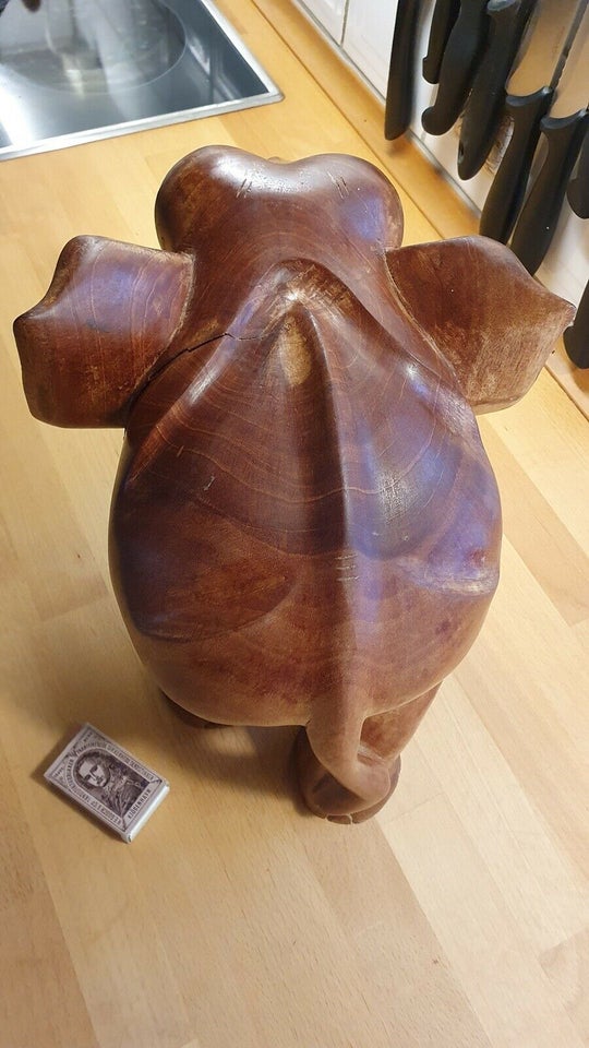 Træfigur Elefant