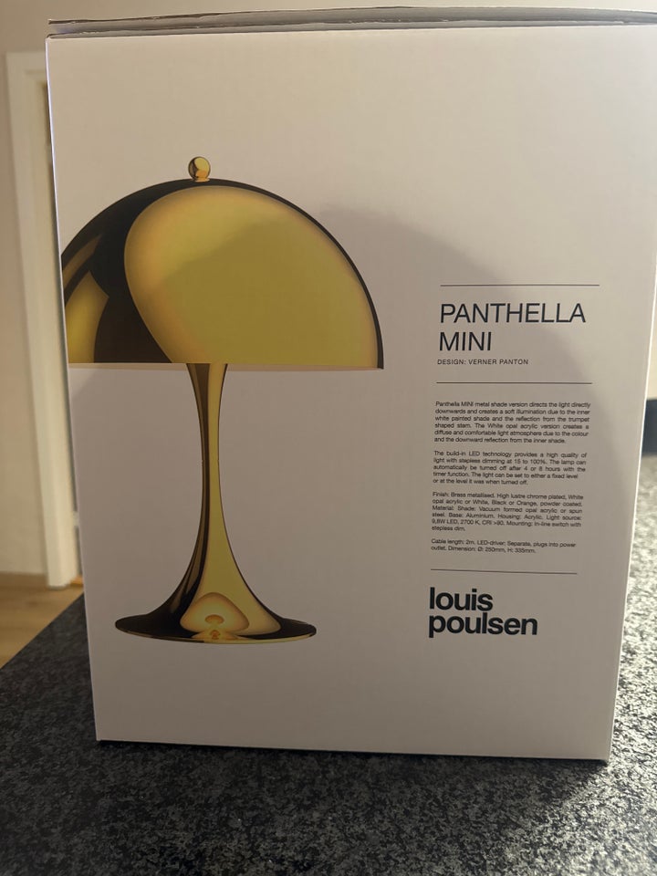 Anden bordlampe, Panthella Louis